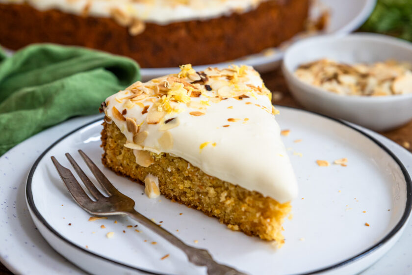 Karottenkuchen mit Frosting