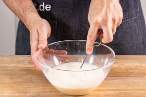 Soße verquirlen