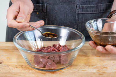 Rinderfilet marinieren