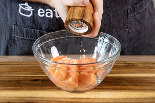Lachs würzen