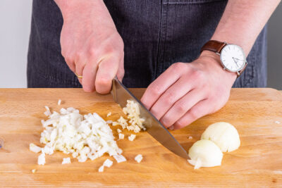 Zwiebel & Knoblauch schneiden