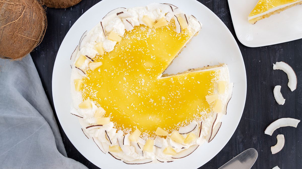 Fruchtige Piña-Colada-Torte | Rezept - eat.de