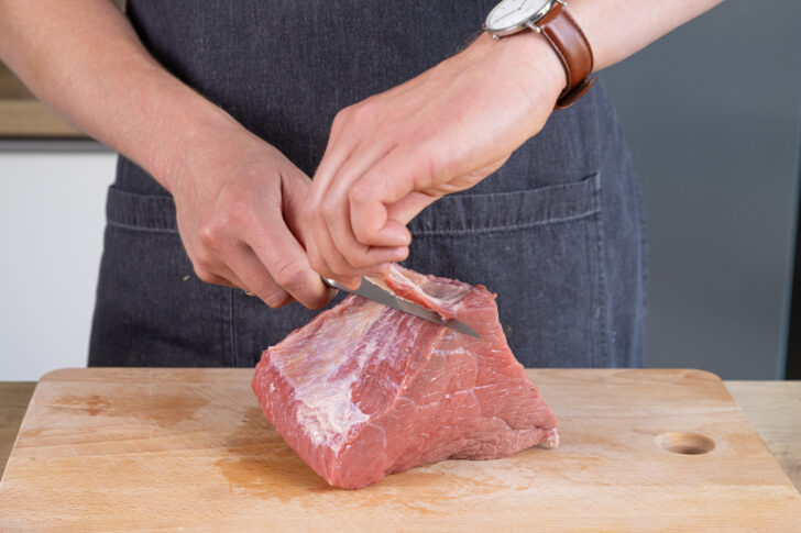Rinderbraten parieren