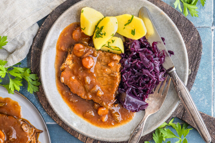 Rinderbraten im Schnellkochtopf
