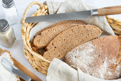 Roggenvollkornbrot mit Sauerteig