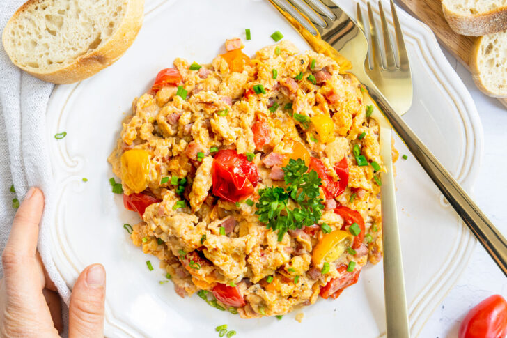 Rührei mit Tomaten