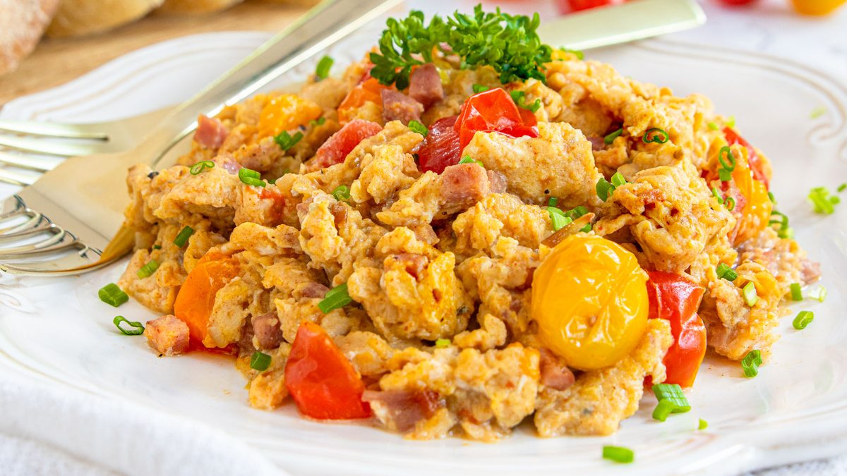 Rührei mit Tomaten