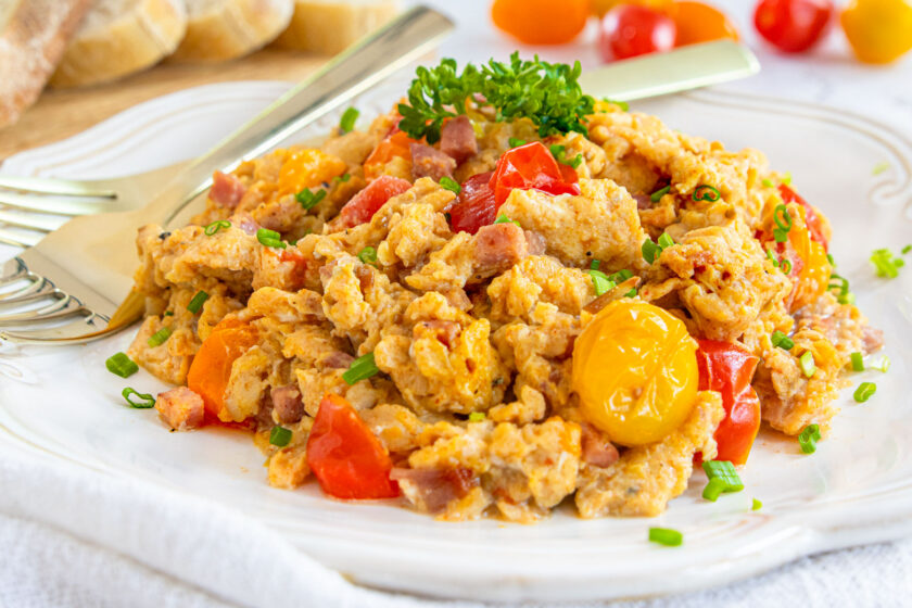 Rührei mit Tomaten