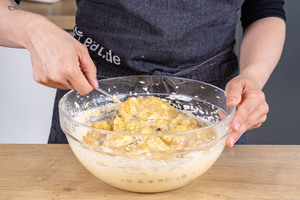 Banane unterrühren