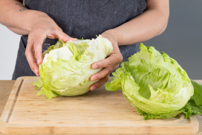 Salatblätter lösen