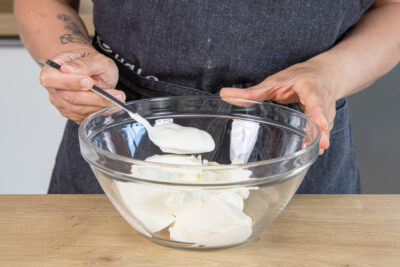 Frischkäse verrühren