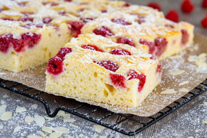 Schneller Himbeerkuchen