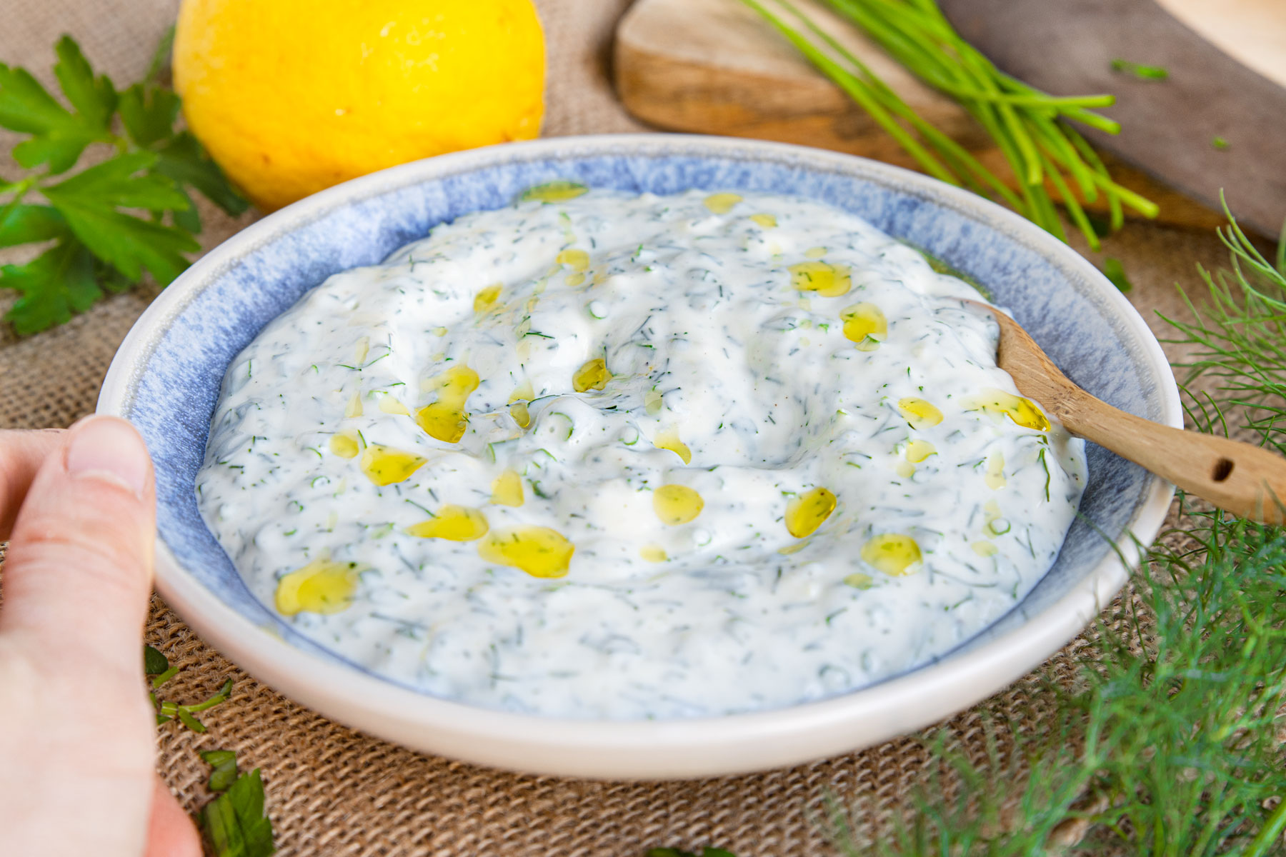 veganer Kräuterquark