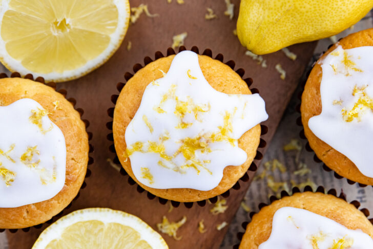 Zitronenmuffins mit Öl