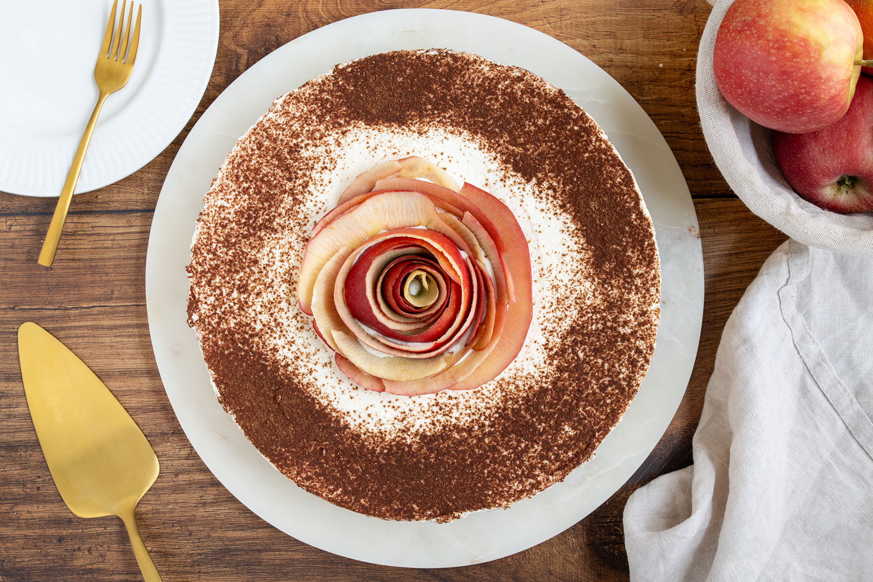 Apfel-Sahne-Torte