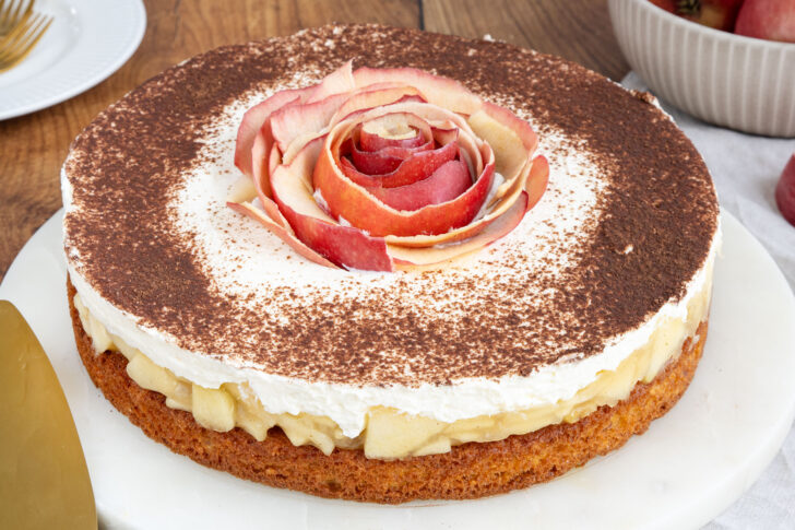 Apfel-Sahne-Torte