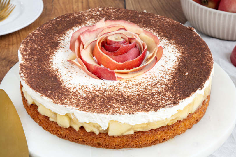 Apfel-Sahne-Torte