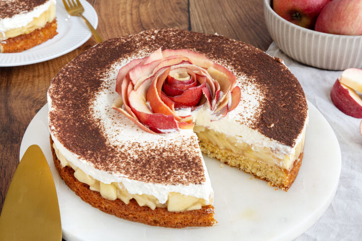 Apfel-Sahne-Torte