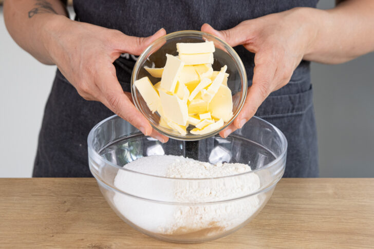 Butter dazugeben