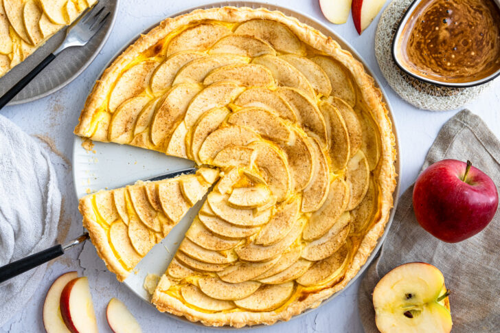 Apfeltarte mit Blätterteig