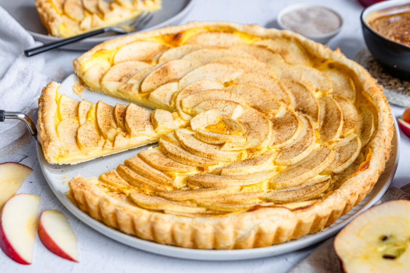 Apfeltarte mit Blätterteig
