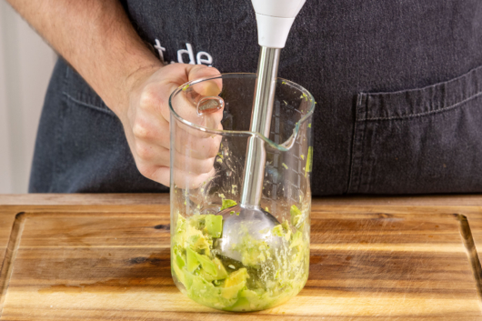 Avocado pürieren