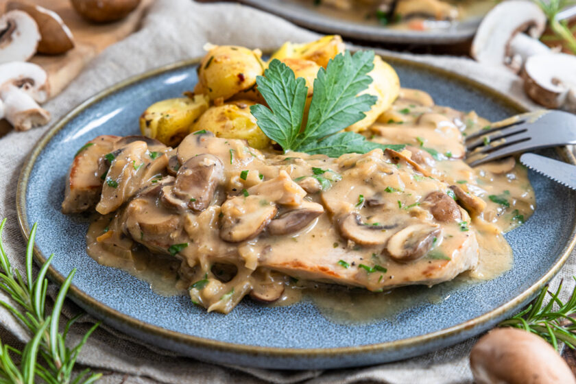 Champignon-Rahm-Schnitzel