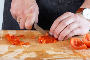 Tomaten schneiden