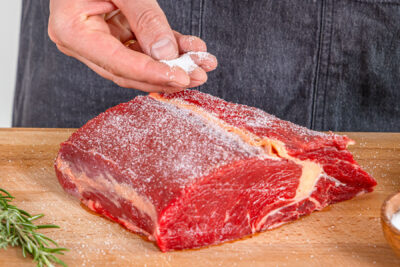Entrecôte salzen