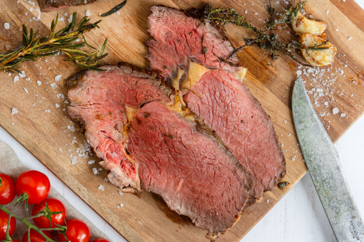 Entrecôte am Stück im Backofen zubereiten 