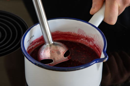 Himbeeren pürieren