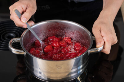 Himbeeren aufkochen