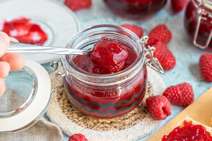 Himbeermarmelade ohne Kerne