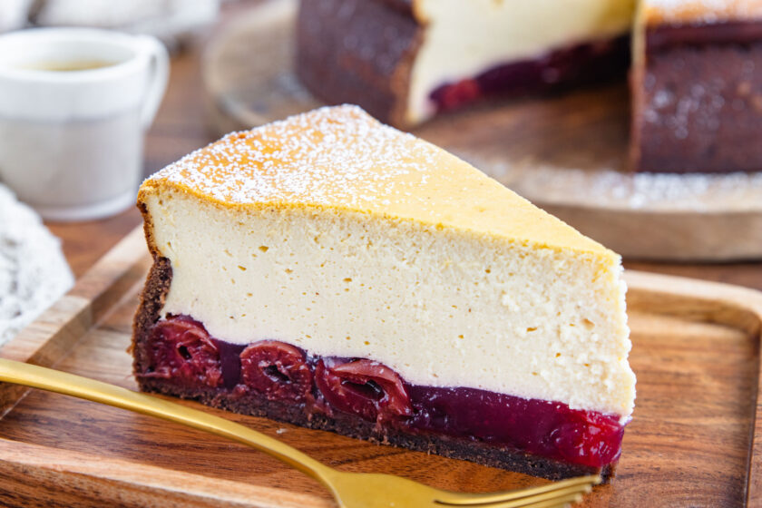 Käse-Kirschkuchen