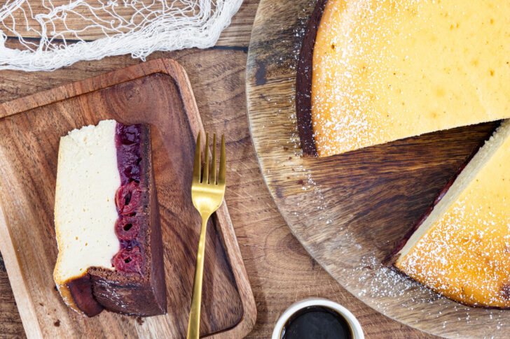 Käse-Kirschkuchen