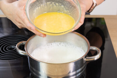 Pudding anrühren