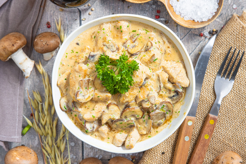 Putengeschnetzeltes Züricher Art | Rezept- eat.de