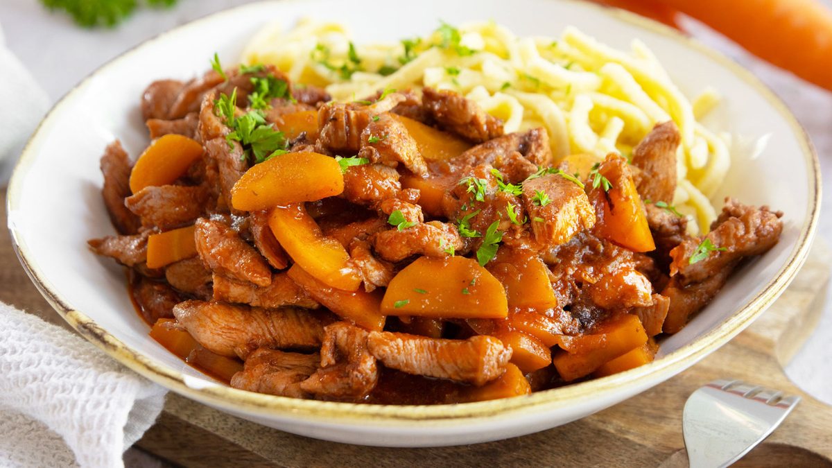 Putengulasch: schnell & einfach