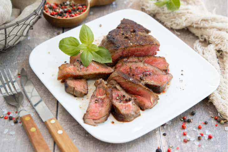 Rinderhüftsteak richtig braten.