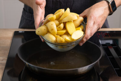 Kartoffeln anbraten