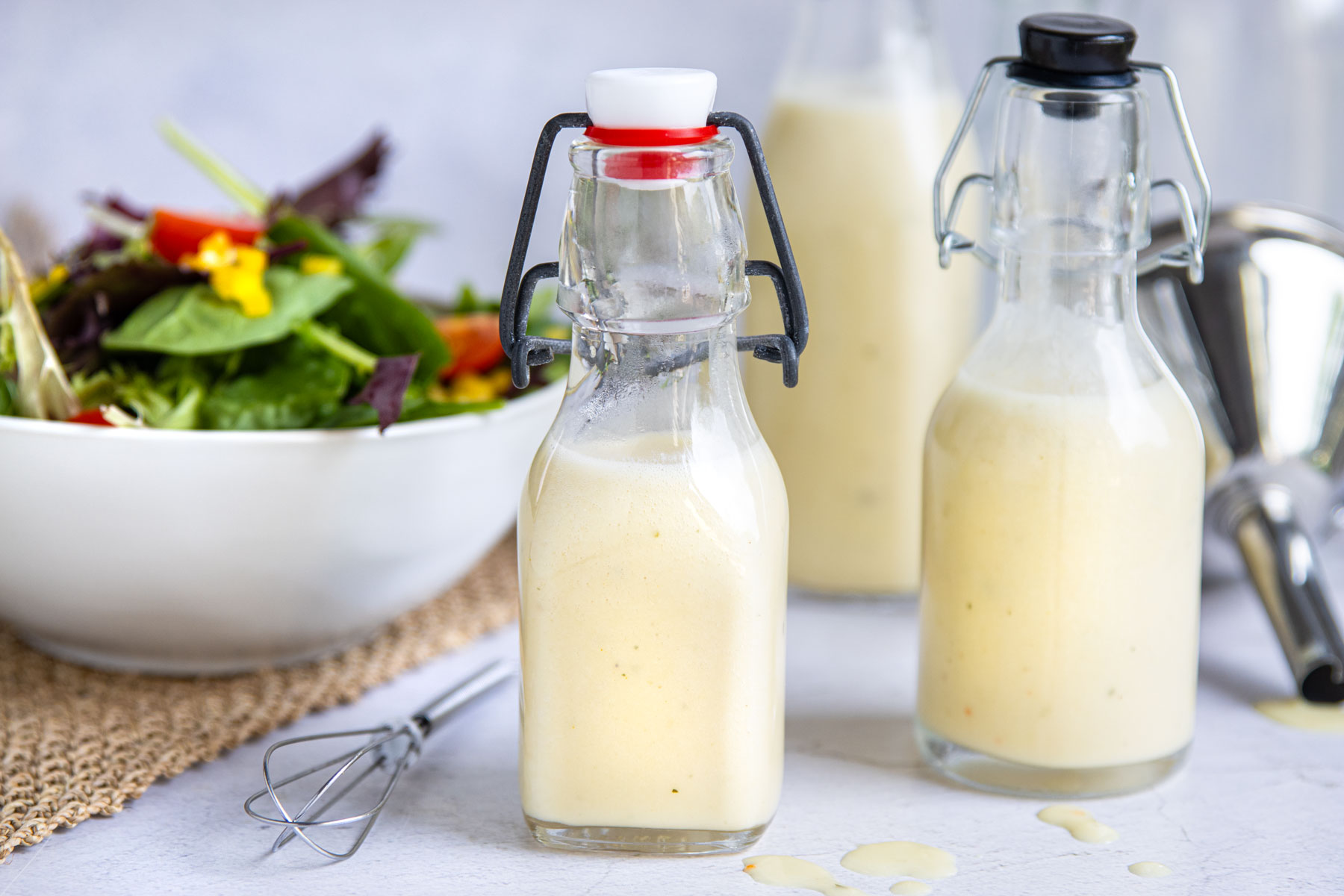 Salatsoße auf Vorrat