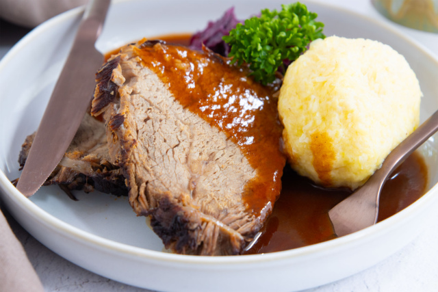 2 Kg Sauerbraten Im Schnellkochtopf Garzeit Sauerbraten im Schnellkochtopf |Rezept- eat.de