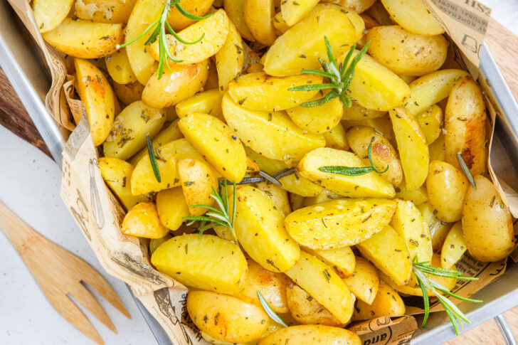 Schnelle Rosmarinkartoffeln