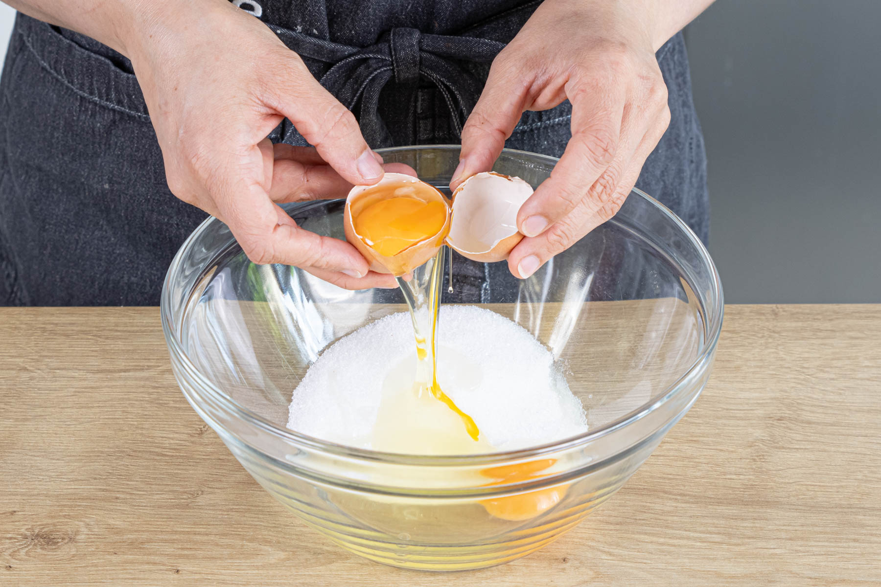 Eier schaumig schlagen