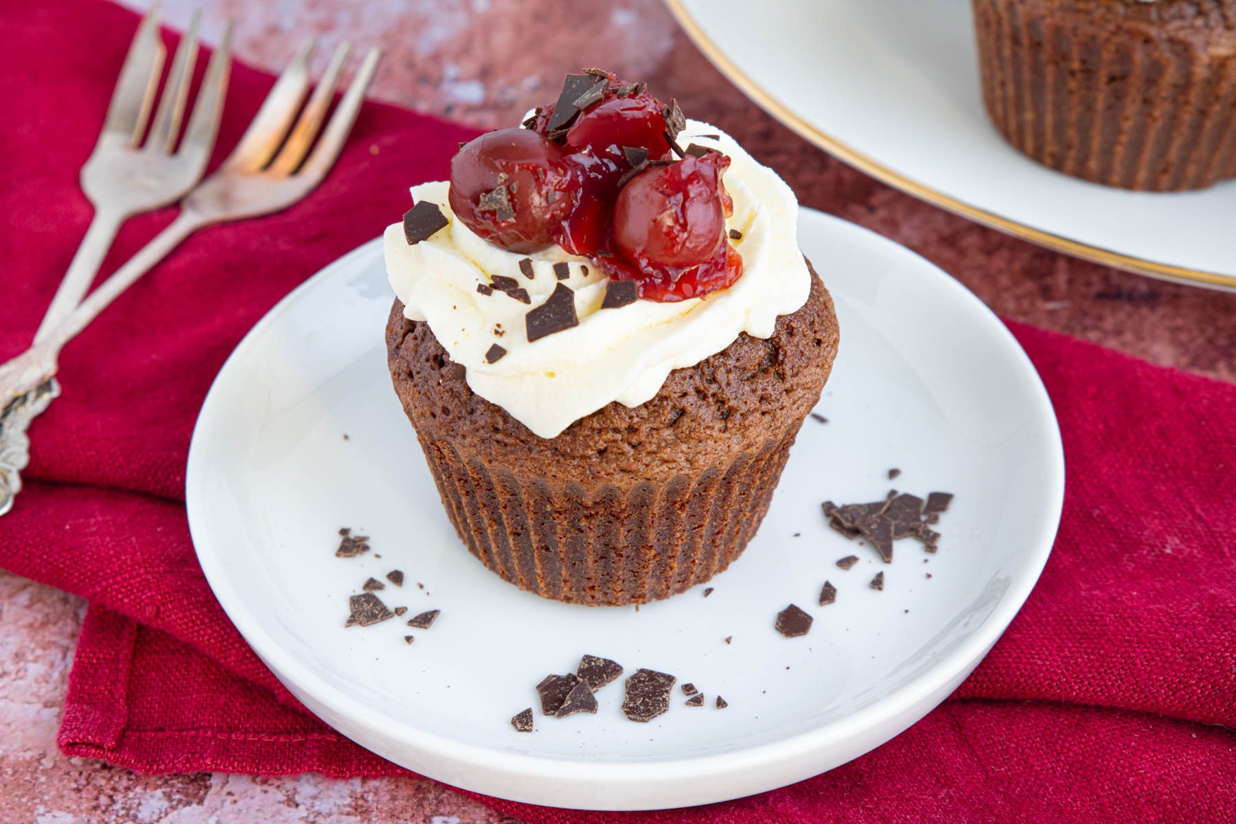 Schwarzwälder-Kirsch-Muffin