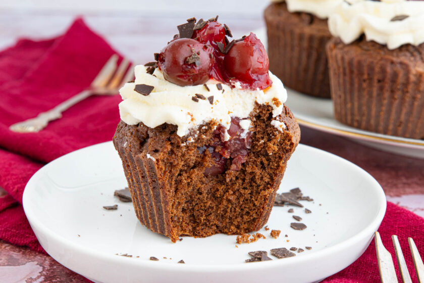 Schwarzwälder-Kirsch-Muffin