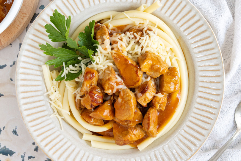Schweinegulasch nach Omas Rezept