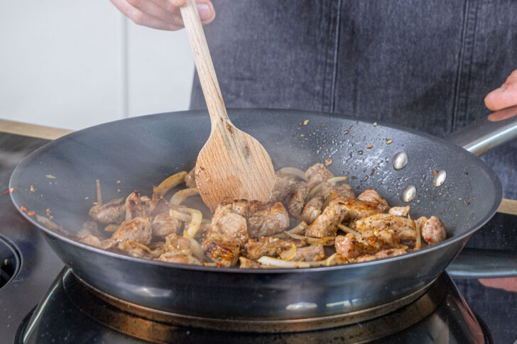 Gyros anbraten
