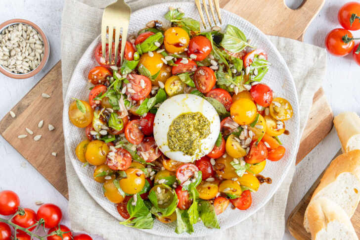 Burrata-Tomaten-Salat
