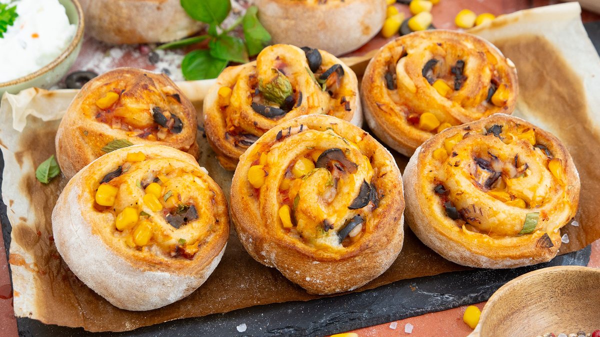 Vegane Pizzaschnecken
